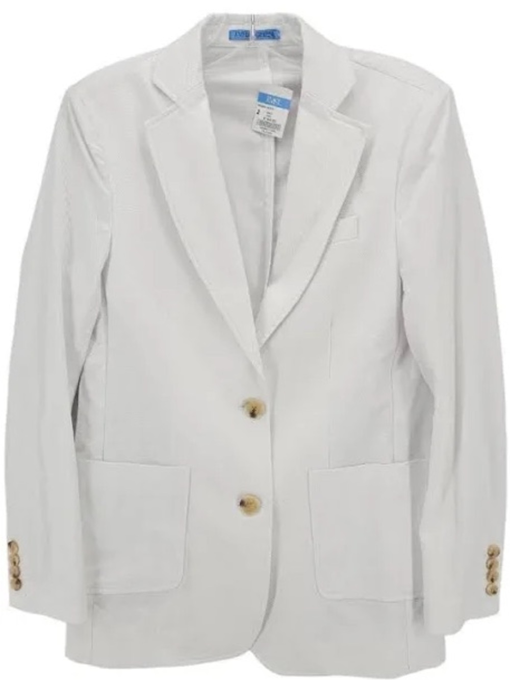 J. McLaughlin Ivory Single-Breasted Women's Blazer